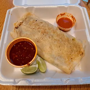 Birria Giant Quesadilla with Consome