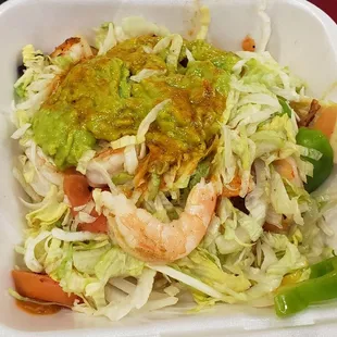 Shrimp Tostada