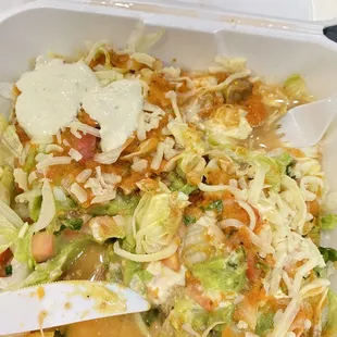 Where's the sopas!? More like soup (disappointed) sopas taste like flavorless dough