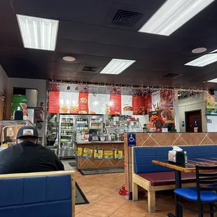 Front of restaurant.