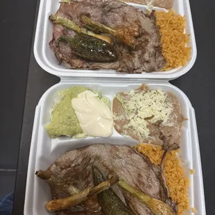 Carne asada plate