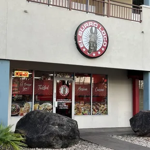 Front of El Burro Loco