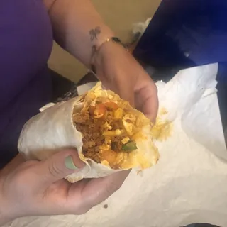 Vegan Chorizo Burrito--