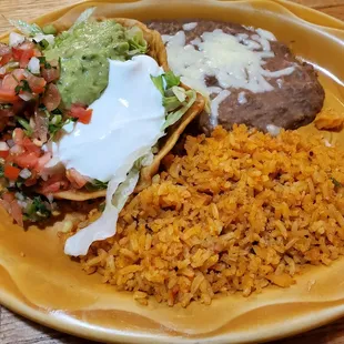 These were the sides that came with my molcajete