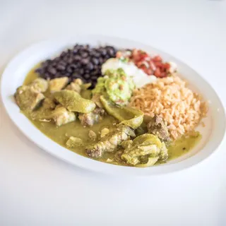 Chile Verde Platter