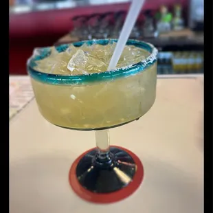 a margarita in a glass