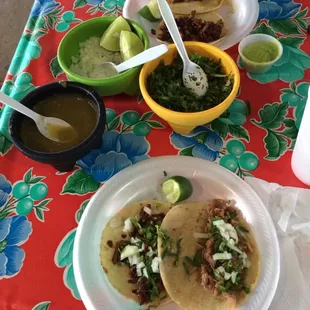 mexican food on a table