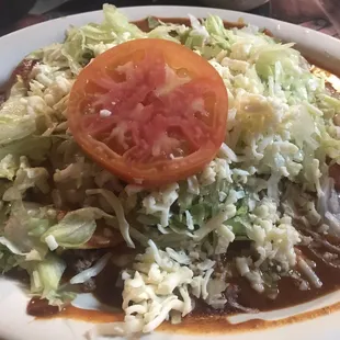 Enchiladas Supremas sin crema