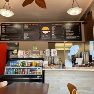 a view of the interior of a deli