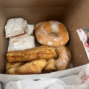 Pastries: quesito, donut, guava pastry