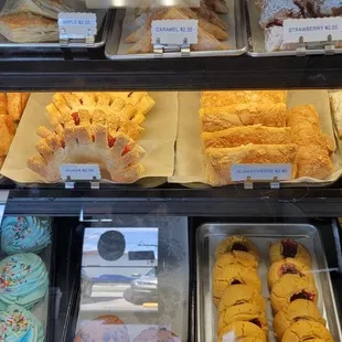 a variety of pastries