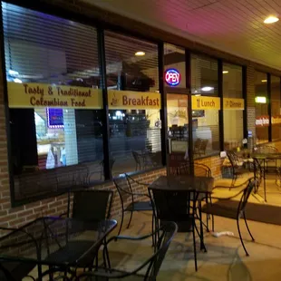 Inconspicuous exterior.