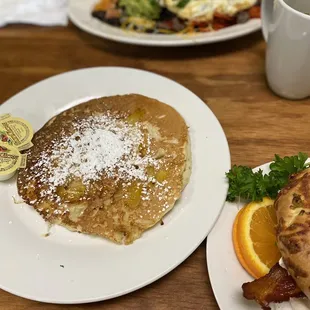 Coconut Pineapple Pancakes Breakfast