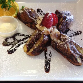 Nutella Nut French Toast Breakfast