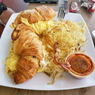 Egg Croissanwich Breakfast