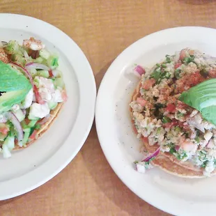Grilled Shrimp Tostadas