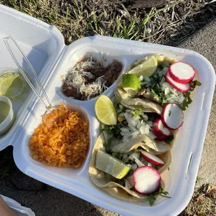 Street taco combo