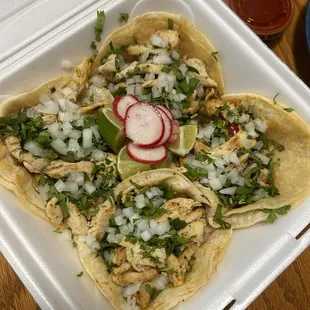 Chicken tacos