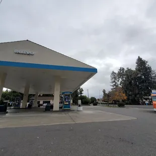 Located at gas station in MV