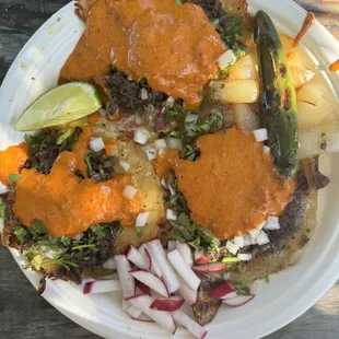 I got 2 barbacoa and 1 asada