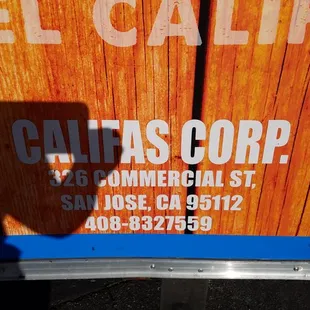 a sign for a restaurant