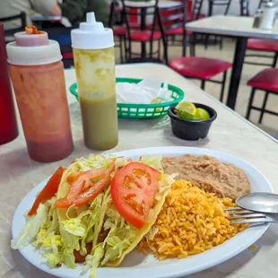 a plate of food