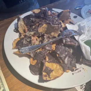 Nachos Panchos we paid extra so they could add chicken and fajita