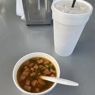 Charros Beans and Horchata