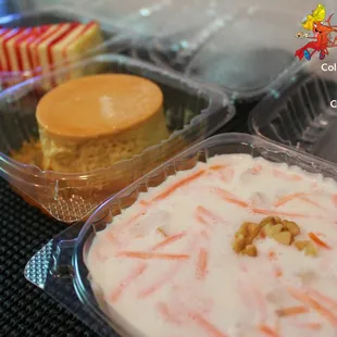 Enjoy our desserts while dining in or take them with you.