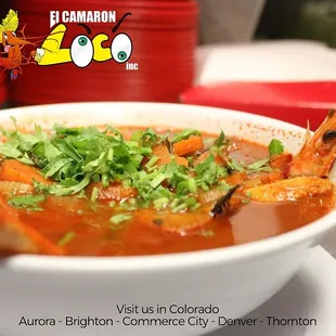 When temperatures dip, a bowl of hot tasty soup is a very good idea! #Caldo7Mares