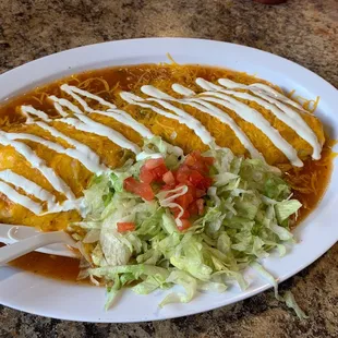 86. Smothered Super Burrito