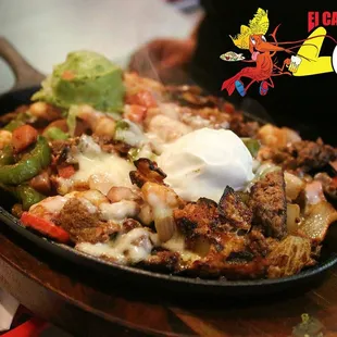 Dinner Idea: Anything hot and sizzling would be perfect for the colder weather. Try our Alambre De Camaron!