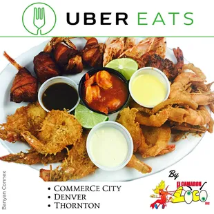 Uber Eats available in our Commerce City, Denver and Thornton locations.