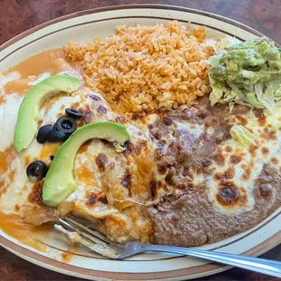 Enchiladas Costeras - FRESH SHRIMP &amp; REAL CRAB !!!!!