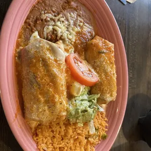 Seafood Chimichangas