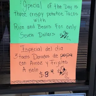 You pay less if you read English?