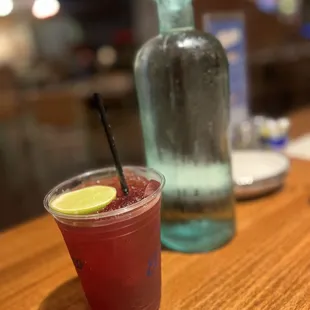 Hibiscus dragon fruit Agua Fresca-$5