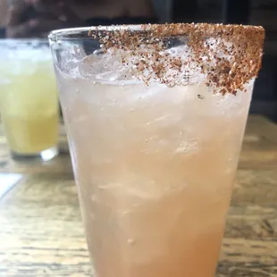 Watermelon Margarita w/ a Chile Rim