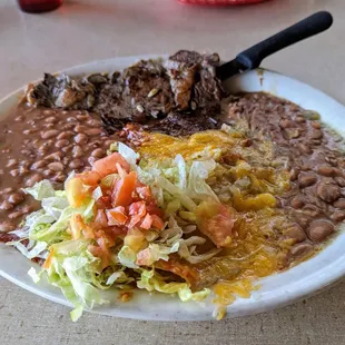 Steak and enchiladas, Christmas