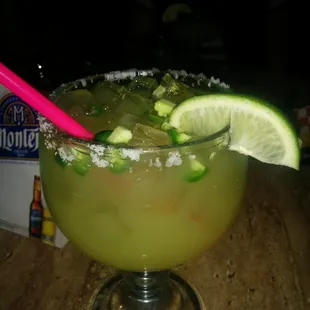 Yummy Jalapeno margarita!!!