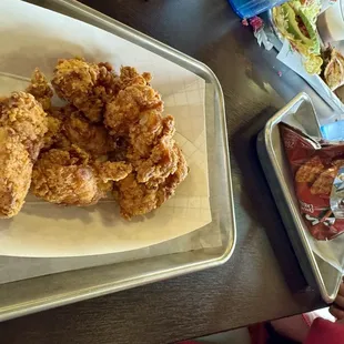 Kids chicken tenders and kids walking taco