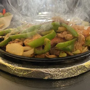 Yummy fajitas