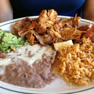 Carnitas plate.