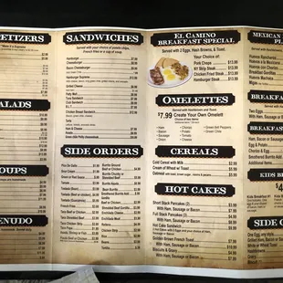 Menu side 1 April 2024