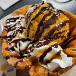 Fried ice cream