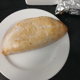 Homemade pumpkin empanada is a must