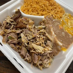Carnitas plate