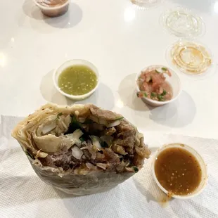 Carnitas burrito