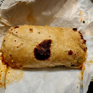 Chili Relleno Burrito. $9.99.