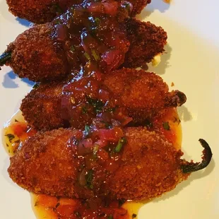 a plate of fried food